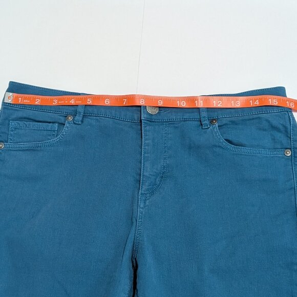 Ann Taylor Loft, Modern Skinny Jeans in Jewel Blue, size 30/10 P - Picture 11 of 12